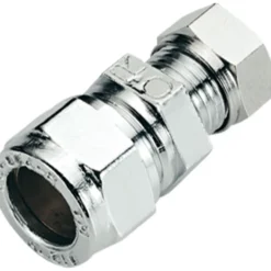 Fonta skjøteunion 10mm forkrommet cu