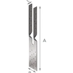 Gaffelanker 50x320x1.5-vf