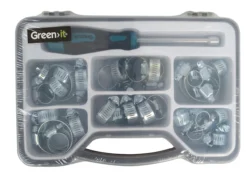 Green-it slangeklemme sett i koffert