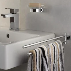 Grohe essentials cube holder for glass/såpeskål krom