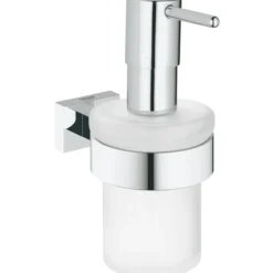 Grohe essentials cube såpedispenser med holder