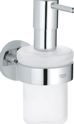 Grohe essentials såpedispenser m/holder