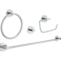 Grohe essentials tilbehørssett 4-i-1 krom