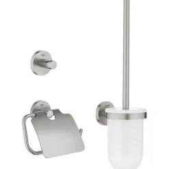 Grohe essentials tilbehørssett 3 i 1 supersteel