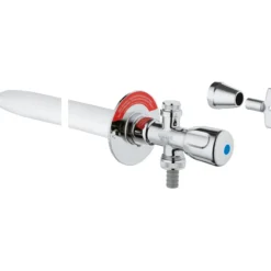 Grohe eurotec utekran 1/2" krom
