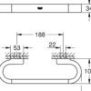 Grohe selection badekargrep 300 matt nikkel