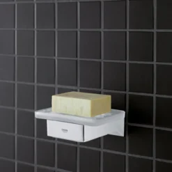 Grohe selection cube såpeskål matt glass