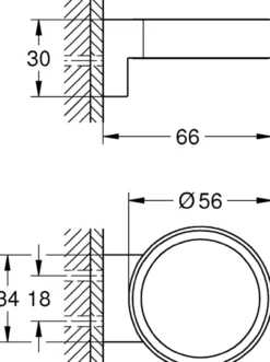 Grohe selection holder cool sunrise