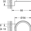 Grohe selection holder for glass/såpedispenser hard grafitt