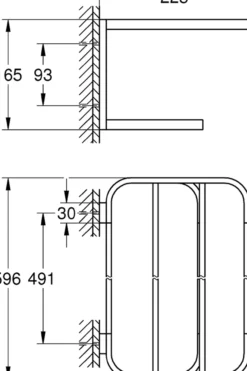 Grohe selection multi håndkleholder 600 cool sunrise