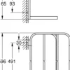 Grohe selection multi håndkleholder 600 supersteel