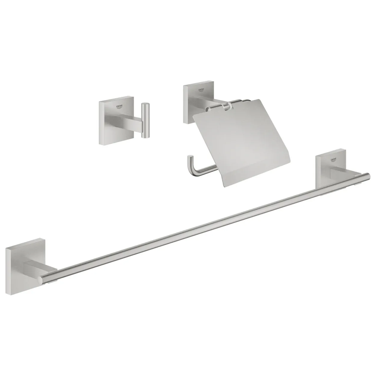 Grohe start cube tilbehørssett gjestebad 3-in-1 supersteel