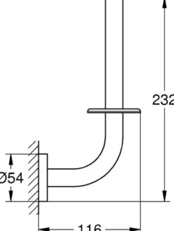 Grohe start reserverullholder supersteel