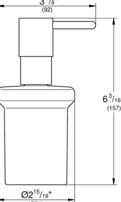 Grohe start såpedispenser til holder supersteel