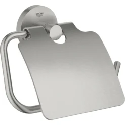 Grohe start toalettrullholder med lokk supersteel