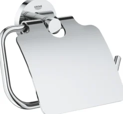 Grohe start toalettrullholder med lokk krom