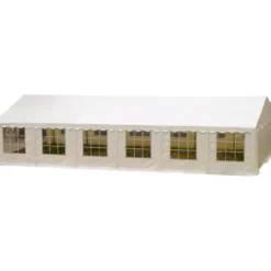 Hagepaviljong/partytelt 6x12m hvit pe