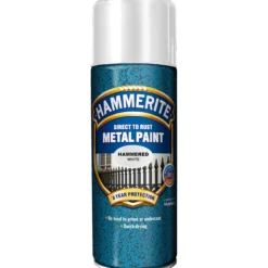 Hammerite hammer effect hvit 0.4l