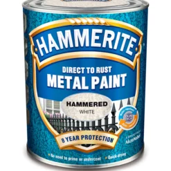 Hammerite hammer effect hvit 0.25l