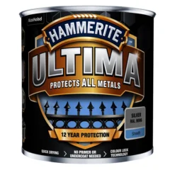 Hammerite ultima smooth silver 0,255l