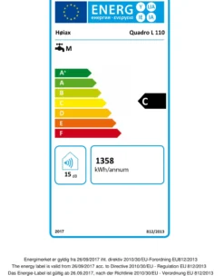 Høiax quadro l 110 liggende varmtvannsbereder