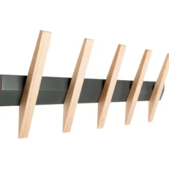 Hoigaard tangent knaggerekke 64 cm antrasitt/eik