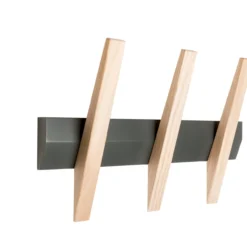 Hoigaard tangent knaggerekke 38 cm antrasitt/eik