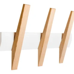 Hoigaard tangent knaggerekke 38 cm hvit/eik