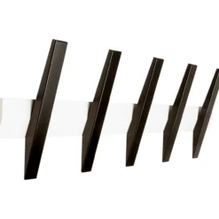 Hoigaard tangent knaggerekke 64 cm hvit/sort