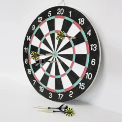 Home it play dartskive med 6 piler ø41×1,1 cm