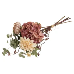 House nordic dahlia bukett kunstige blomster miks