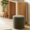 House nordic ejby puff fløyel grønn ø34x36