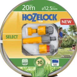 Hozelock hageslange select 20 meter 1/2" med koblingsett