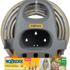 Hozelock slangeholder m 20m slange og koblingsett
