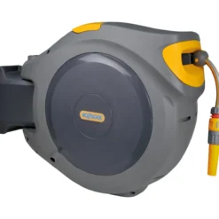 Hozelock slangetrommel m/aut. tilbaketrekk 40m slange inkl. koblinger