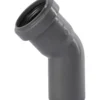 Ht safe bend pp grå 40mm - 45°