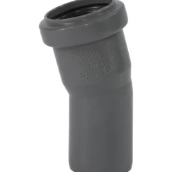 Ht safe bend pp grå 40mm - 15°