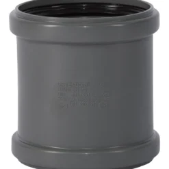 Ht safe dobbel skjøtemuffe pp grå 110mm