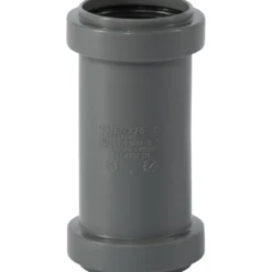Ht safe dobbel skjøtemuffe pp grå 40mm