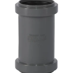 Ht safe dobbel skjøtemuffe pp grå 50mm