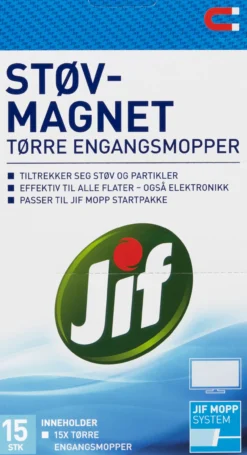 Jif støvmagnet tørre engangsmoppe