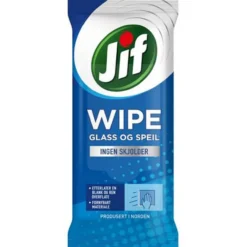 Jif wipe glass og speil