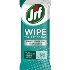 Jif wipe toalett og bad