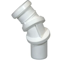 Jotiflex 50mm bend 0-90° enkelmuffe hvit