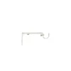 Kirsch holder hvit/gull 10-15cm