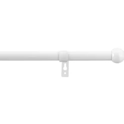 Kirsch stangsett malaga 160-300cm hvit