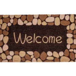 Lako welcome dørmatte brun 45x75x1,5