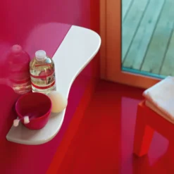 Laufen florakids porselenshylle 55x13 cm hvit
