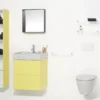 Laufen kartell hylle veggmontert pulverrosa