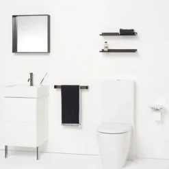 Laufen kartell papirholder ø185 mm med fat/bolle gjennomsiktig krystallklar